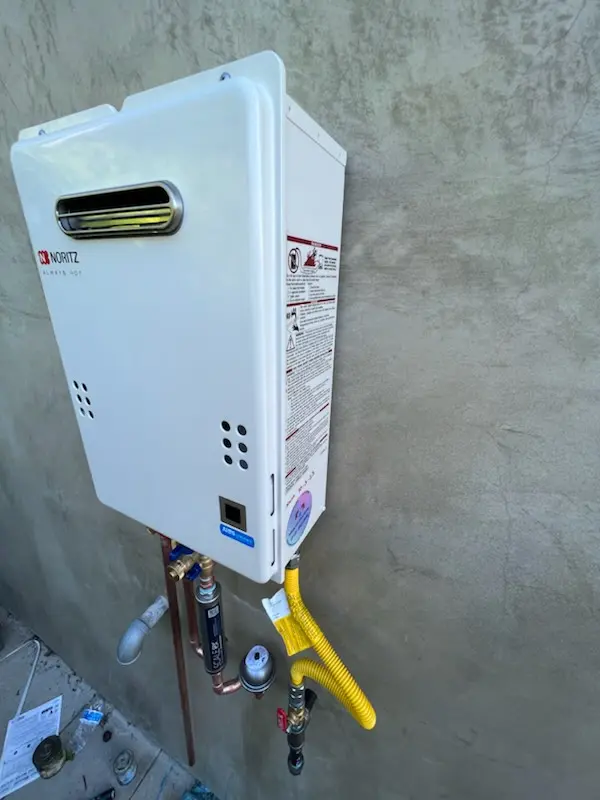 Tankless water heater installation for Central Lakes homes